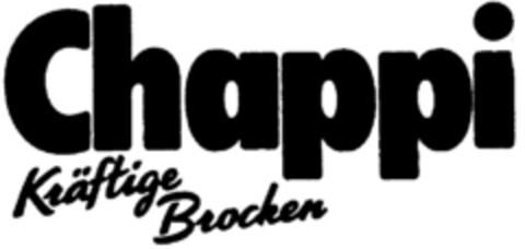 Chappi Kräftige Brocken Logo (DPMA, 14.01.1998)