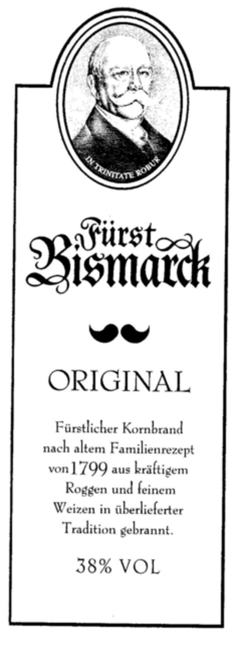 Fürst Bismarck ORIGINAL Logo (DPMA, 07/16/1998)