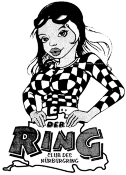 DER RING CLUB DES NÜRBURGRING Logo (DPMA, 07.08.1998)