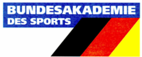 BUNDESAKADEMIE DES SPORTS Logo (DPMA, 23.08.1999)