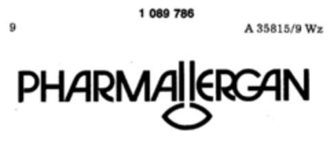 PHARMALLERGAN Logo (DPMA, 06/11/1982)