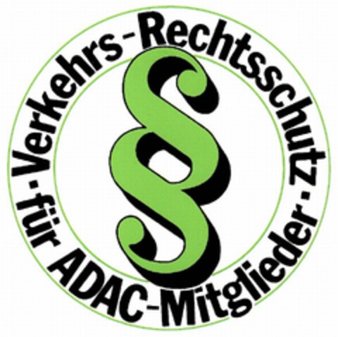 Verkehrs-Rechtsschutz für ADAC-Mitglieder Logo (DPMA, 19.05.1983)