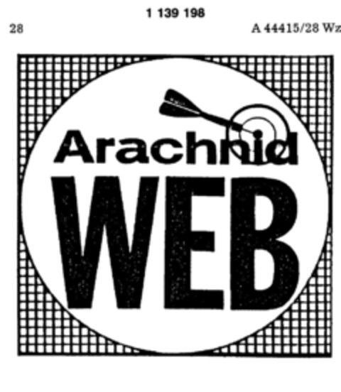 Arachnid WEB Logo (DPMA, 08.04.1988)