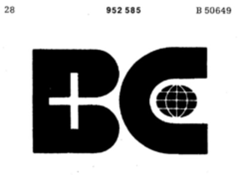 B+C Logo (DPMA, 04.04.1973)