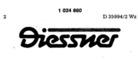 Diessner Logo (DPMA, 20.02.1981)