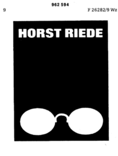 HORST RIEDE Logo (DPMA, 12/05/1975)