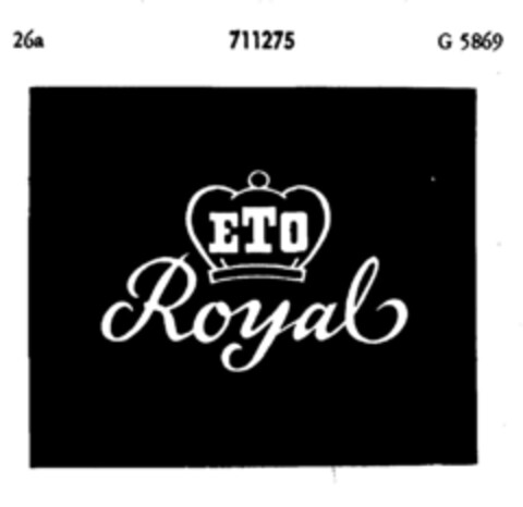 ETO Royal Logo (DPMA, 15.11.1955)