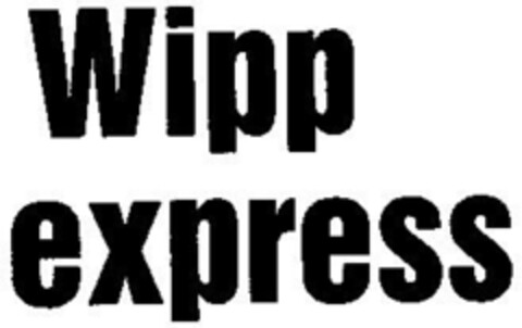 Wipp express Logo (DPMA, 02/25/1988)