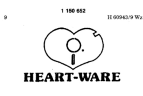 HEART-WARE Logo (DPMA, 26.01.1989)