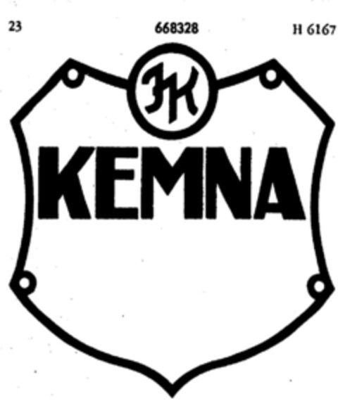 JK KEMNA Logo (DPMA, 11.05.1953)