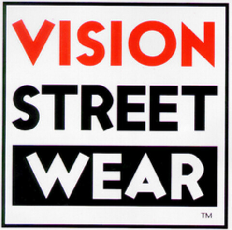 VISION STREET WEAR Logo (DPMA, 18.08.1993)