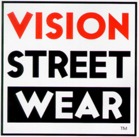 VISION STREET WEAR Logo (DPMA, 08/18/1993)