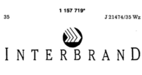 INTERBRAND Logo (DPMA, 21.11.1986)