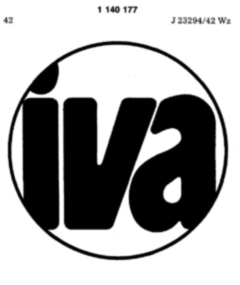 iva Logo (DPMA, 09/23/1988)