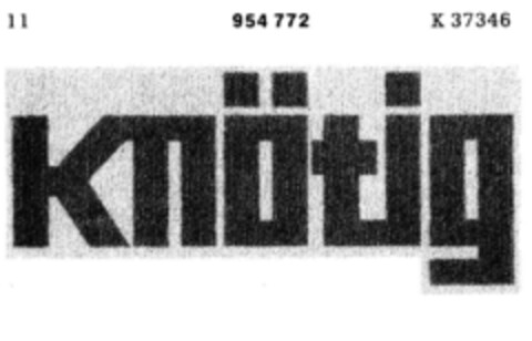 knötig Logo (DPMA, 20.03.1976)