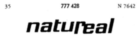 natureal Logo (DPMA, 23.12.1961)