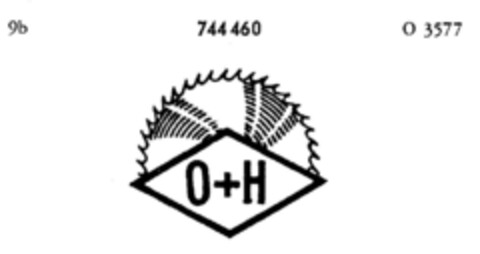 O+H Logo (DPMA, 25.04.1960)
