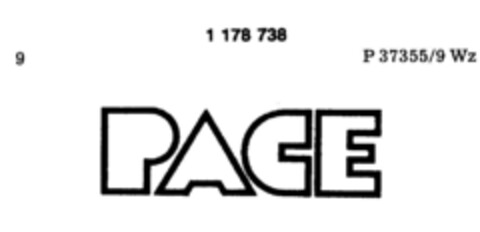 PACE Logo (DPMA, 13.12.1988)