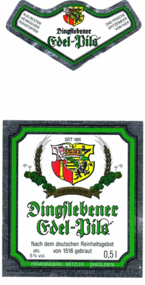 Dingslebener Edel-Pils Logo (DPMA, 26.09.1991)