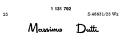 Massimo Dutti Logo (DPMA, 04/29/1988)