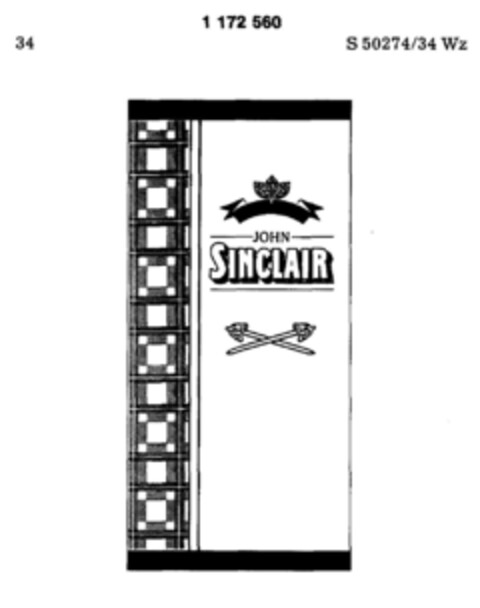 JOHN SINCLAIR Logo (DPMA, 04.05.1990)