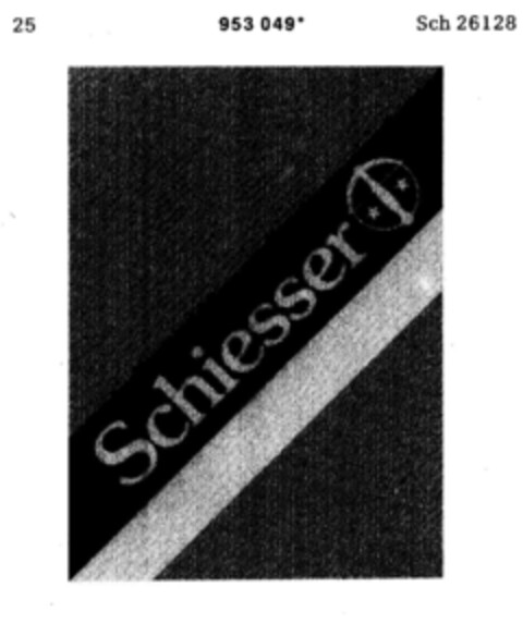 Schiesser Logo (DPMA, 10/22/1976)