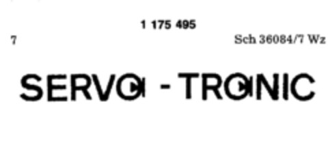 SERVO - TRONIC Logo (DPMA, 06.03.1990)