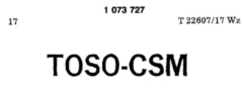 TOSO-CSM Logo (DPMA, 07.06.1983)