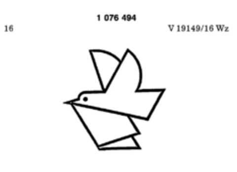 1076494 Logo (DPMA, 02.11.1984)