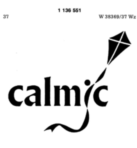 calmic Logo (DPMA, 08/10/1988)