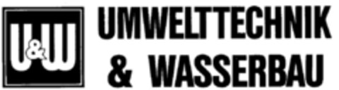 U&W UMWELTTECHNIK & WASSERBAU Logo (DPMA, 08/21/2000)