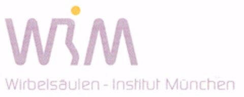 WIM Wirbelsäulen - Institut München Logo (DPMA, 05/07/2008)