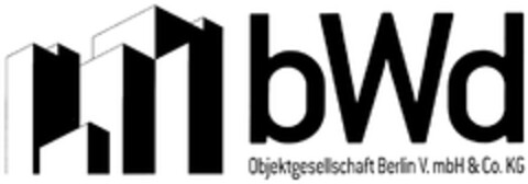 bWd Objektgesellschaft Berlin V. mbH & Co. KG Logo (DPMA, 18.12.2008)