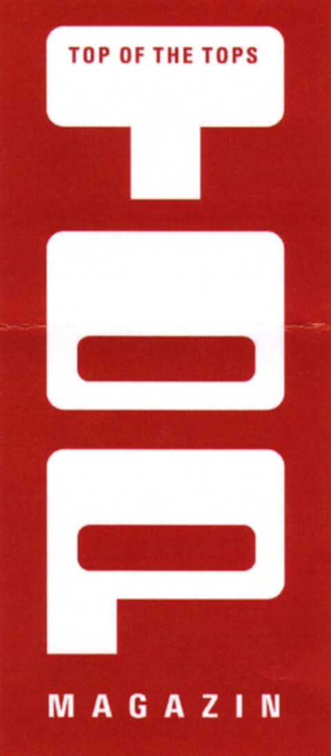 TOP OF THE TOPS TOP MAGAZIN Logo (DPMA, 27.03.2012)