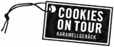 COOKIES ON TOUR KARAMELLGEBÄCK Logo (DPMA, 12.07.2012)