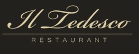 Il Tedesco RESTAURANT Logo (DPMA, 21.03.2013)