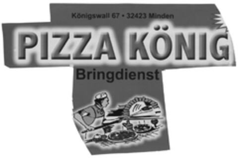 PIZZA KÖNIG Bringdienst Logo (DPMA, 02/02/2013)