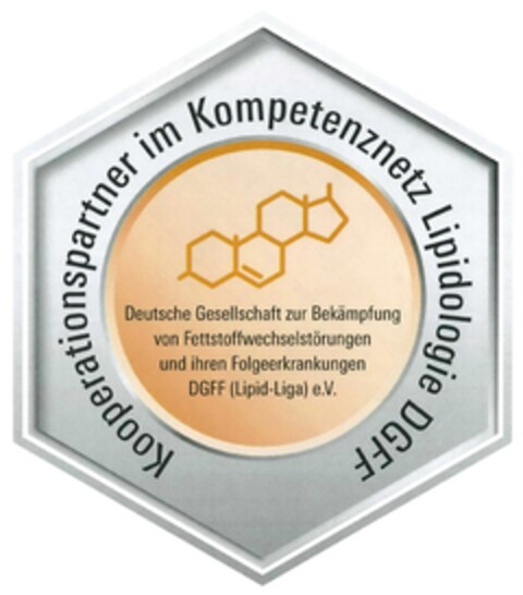 Kooperationspartner im Kompetenznetz Lipidologie DGFF Logo (DPMA, 11.05.2017)