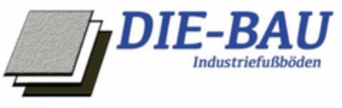 DIE-BAU Industriefußböden Logo (DPMA, 06/15/2018)