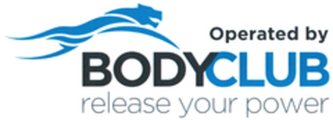 Operated by BODYCLUB release your power Logo (DPMA, 16.12.2020)