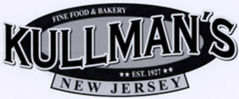 FINE FOOD & BAKERY KULLMAN'S NEW JERSEY Logo (DPMA, 22.01.2003)