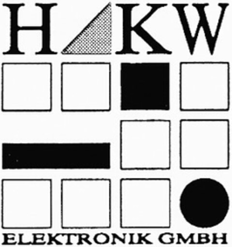 HKW ELEKTRONIK GMBH Logo (DPMA, 03/24/2003)