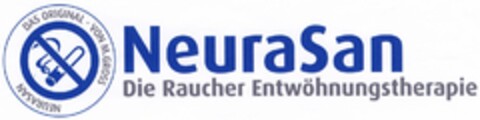 NeuraSan Die Raucher Entwöhnungstherapie DAS ORIGINAL·VON M.GROSS Logo (DPMA, 13.01.2004)