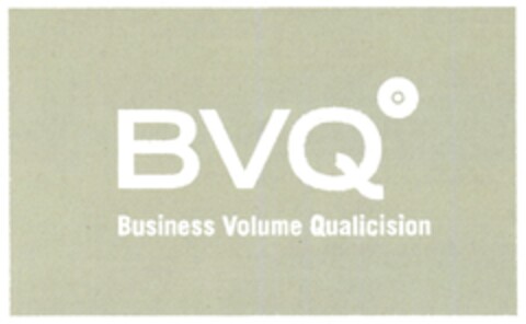 BVQ Business Volume Qualicision Logo (DPMA, 11/29/2007)