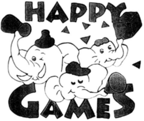 HAPPY GAMES Logo (DPMA, 20.12.1994)