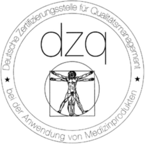 dzq Deutsche Zertifizierungsstelle für Qualitätsmanagement Logo (DPMA, 03.03.1995)