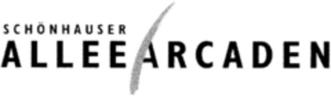 SCHÖNHAUSER ALLEE ARCADEN Logo (DPMA, 28.11.1995)