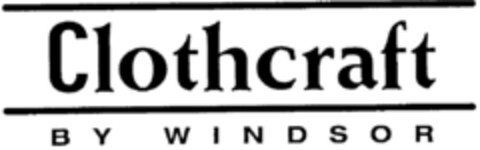 Clothcraft BY WINDSOR Logo (DPMA, 19.07.1996)