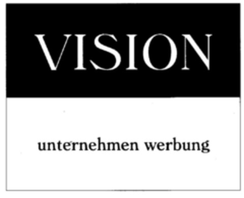 VISION unternehmen werbung Logo (DPMA, 17.07.1997)