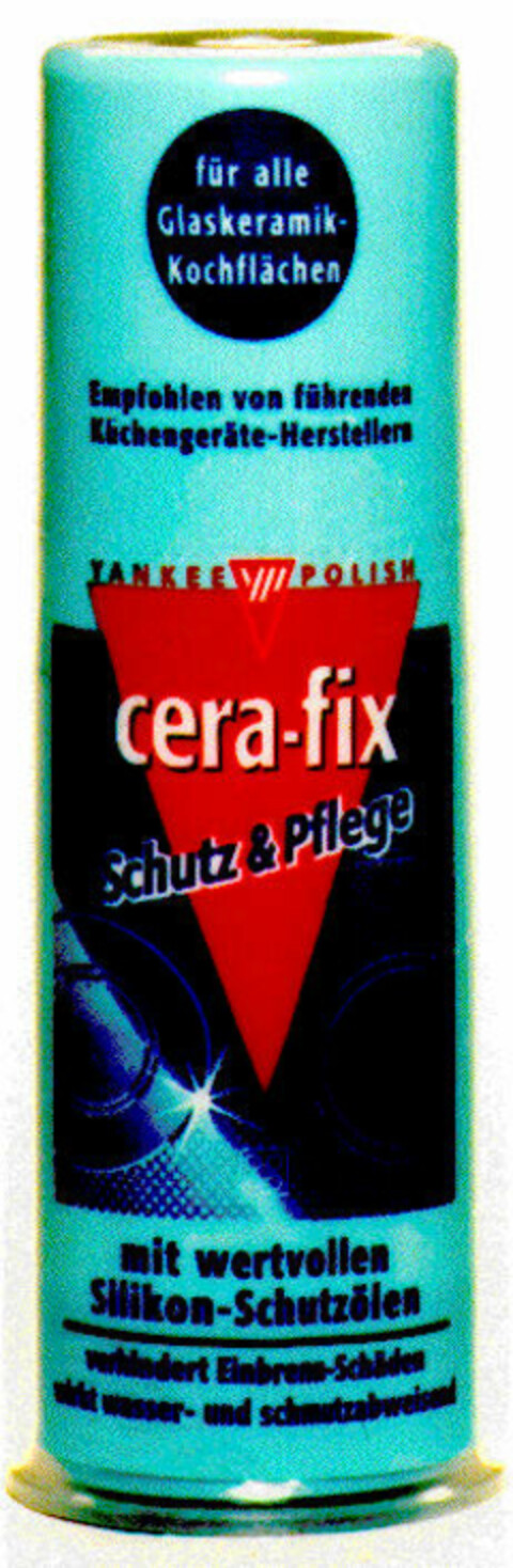 cera-fix Schutz & Pflege Logo (DPMA, 28.07.1997)